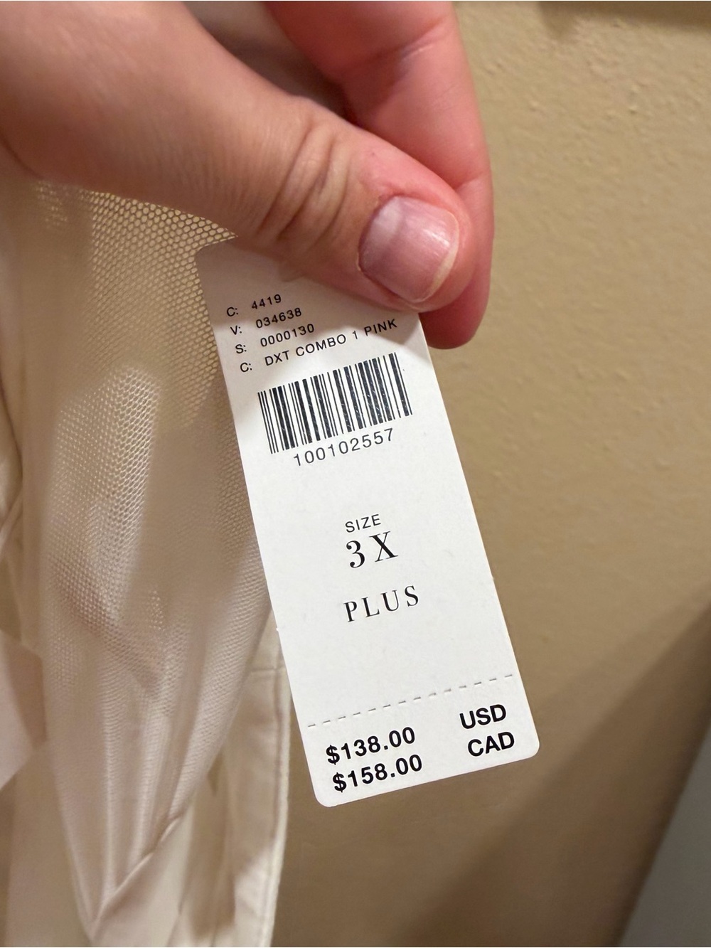 Anthropologie Daily Practice White Watercolor Mini Dress 3X - Picture 11 of 12